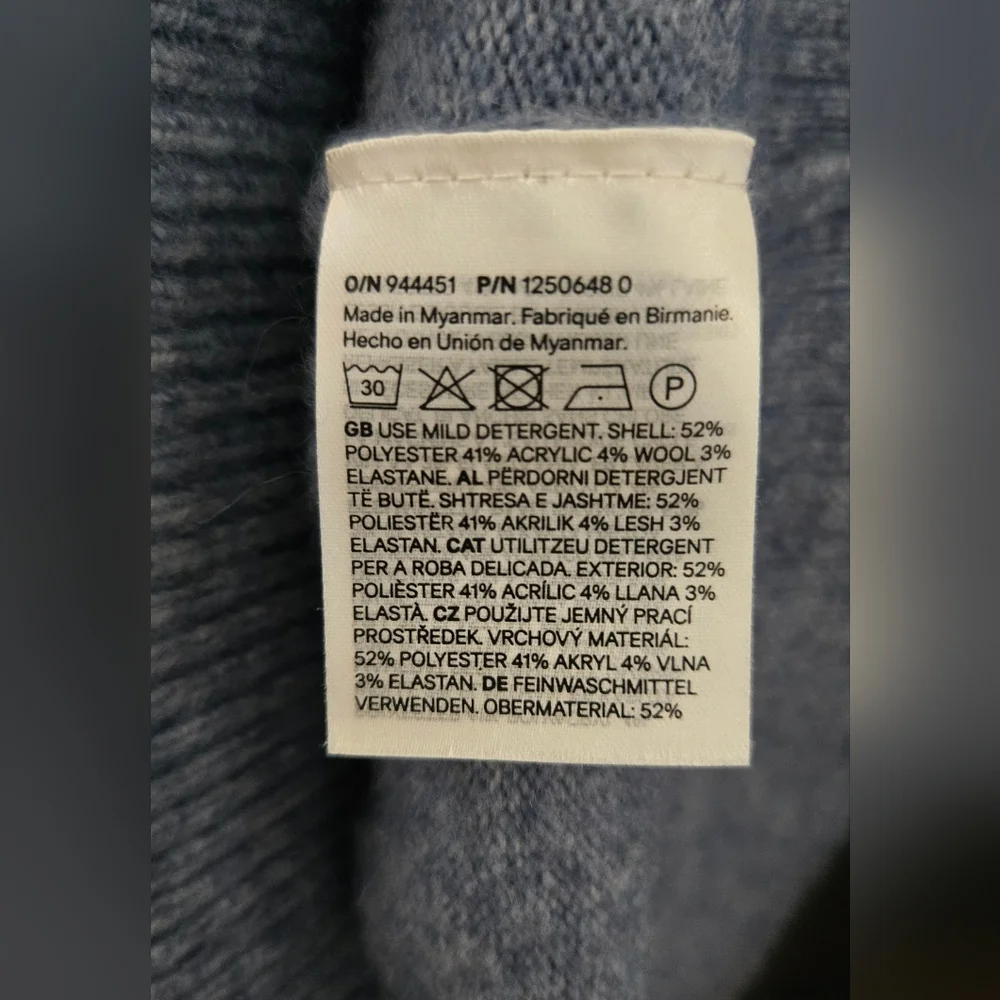 H&M Boys Marled Blue Sweater